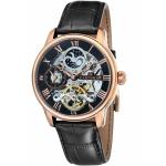 Thomas Earnshaw Longitude Automatic Black Rose Gold Watch - Brand New
