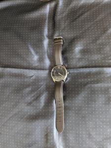 filippo loreti mens watch quartz grey dial and band 43mm, 9mm thick