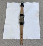 DOXA Curved Tank Watch Vintage 1965; Original band & buckle, running