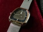STUNNING 1970s MCM GLYCINE COMPRESSOR AUTOMATIC, BLUE FADE DIAL! NEW OLD STOCK!