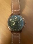 AVI-8 Spitfire Chronograph Bronze Watch Green Dial Men’s