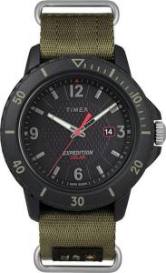Timex TW4B14500 Men's Military Expedition Solar Powered Green Canvas Watch