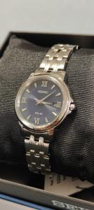 Seiko SUT347 Solar Ladies Watch 29mm Blue Dial Stainless Steel.