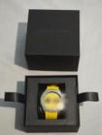 Filippo Loreti Ascari Tuscani Rubber Watch Yellow Dial Stainless Bezel Chrono