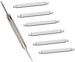 Olytop 22mm Spring Bars Watch Pins for Garmin Instinct/Instinct 2 Solar - 6PCS 2.0mm Thickness Heavy Duty Stainless Steel Watch Band Pins + Spring Bar Tool