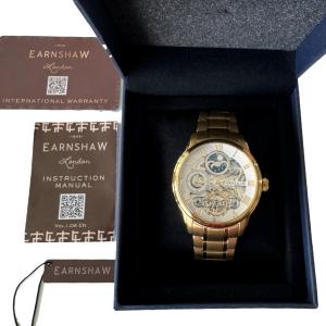Thomas Earnshaw Longitude Skeleton Automatic Watch 44mm INGOT GOLD