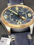 AVI-8 Spitfire Smith 42mm Automatic Wristwatch AV-4090-05 Distressed Blue