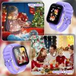 OKYUK Kids Smart Watch Gift for Girls Age 5-12, 4G Kids Watch 47 Games, HD Touch Screen Two-Way Calling Feature, School Settings, SOS, Birthday Gift for Boys and Girls Ages 7 8 9 10 (Purple)