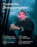 SUUNTO Ocean Dive Computer and Sports Watch, AMOLED Screen, 100 m Waterproof, Dual Frequency GPS, Offline Map, 95+ Sports, HRV & Sleep Quality Tracking, 40 Hours Battery Life in Diving Mode