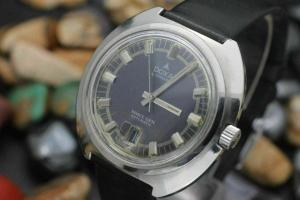 Vintage DOXA By SYNCHRON Space Gem Automatic Stainless Steel Men's Dress Watch