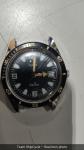 Vintage Timex 9677 4170 Bakelite Skin Diver Date Mens Electric Wristwatc G2U
