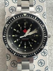 Jumbo Search Rescue (JSAR) Maple Marathon Military Dive Watch.  Worn Twice.