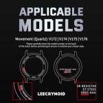 LeeCrynoid 3023.34T Solar Rechargeable Battery Cell for Seiko V172/V174/V175/V176 Watches - TS920E Capacitor（ Capacitor New Upgrade）