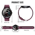 Smart Watch, 1.28''HD Fitness Tracker with Touch Screen Heart Rate Monitor Camera Music Control, Bluetooth Sport Watch for Women Men, IP68 Waterproof SmartWatch Compatible with iPhone Android (Purple)