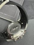 Filippo Loreti Ascari Chronograph Black Dial Rubber Strap 42mm New Sealed Box RR
