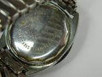 VINTAGE SHERATON 17J BLACK DIAL MENS DIVER WATCH - RUNS - GOOD TIMEKEEPER