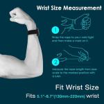 Abanen Hook and Loop Quick Dry Watch Band for Fenix 8 / epix Pro/Fenix 7/6/5 (47mm), 22mm Woven Nylon Ultralight Sport Wristband Strap for Garmin Instinct 2, Instinct 3 45mm (Black Grey)