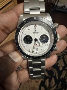 Tudor Black Bay Chronograph 41mm White Dial 79360N Box & Papers 2022