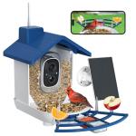 Smart Bird Feeder with Camera,Bird House Camera with Solar Panel,FHD Birds Cam for Bird Watching, AI Identification,Auto Capture & Real-time Notifications,Ideal Gift for Birds Lovers,Parents,Friends