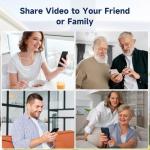 Smart Bird Feeder with Camera,Bird House Camera with Solar Panel,FHD Birds Cam for Bird Watching, AI Identification,Auto Capture & Real-time Notifications,Ideal Gift for Birds Lovers,Parents,Friends