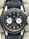 Tudor Black Bay Chronograph 41mm Black Dial Bund Strap 79360N Unworn 2025