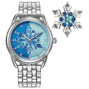 Citizen Eco-Drive Disney Frozen Watch and Pin Set
