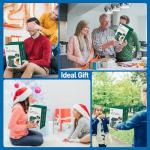 Bird Feeder with Camera with AI Identify Species, Wild Bird Watching, 2K Live View, Instant Arrival Alerts with 5W Solar Powered-Soliom BF08 Metal Blue