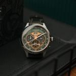 Thomas Earnshaw Baron Stainless Steel 43mm Automatic Wristwatch ES-8187-07