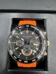 Filippo Loreti Ascari Monza Black Rose Gold Tiger Rubber Chronograph 42mm New