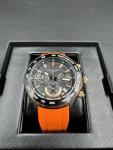 Filippo Loreti Ascari Monza Black Rose Gold Tiger Rubber Chronograph 42mm New