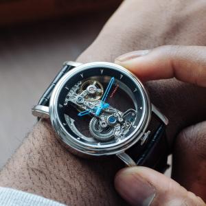 Thomas Earnshaw Engineer Fowler Bridge Stainless Steel 43mm Automatic Wristwatch