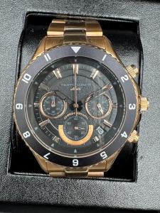 Filippo Loreti Ascari 1952 Limited Chrono Black Rose Gold Bracelet 42mm New Box