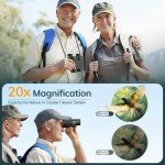 20x32 High-Powered Compact Binoculars for Outdoor Adventures