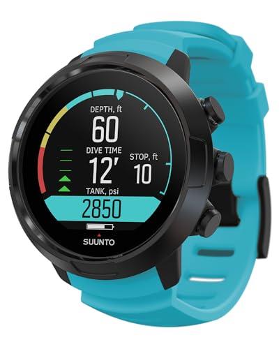 SUUNTO D5 Dive Computer with Color Screen and Exchangeable Straps, Aqua Blue