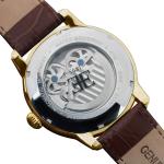 Thomas Earnshaw Longitude Automatic Gold Brown White Watch - Brand New