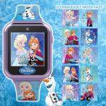 Disney Frozen II Kids Smart Watch – Touchscreen Watch with Camera, Games, Pedometer, Voice Recorder, Stopwatch & Alarm – Anna & Elsa Design – Fits Wrists from 5.5" to 8"