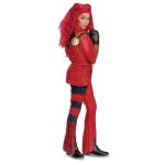 Descendants Red Costume with Pocketwatch, Official Disney Rise of Red Outfit and Accessory, Wig not Included, (4-6x)