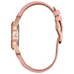 Citizen Ladies Eco-Drive Disney Princess Belle Watch, Pink Leather Strap, White Dial, Date (Model: GA1083-43D)