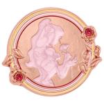 Citizen Ladies Eco-Drive Disney Princess Belle Watch, Pink Leather Strap, White Dial, Date (Model: GA1083-43D)