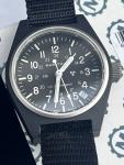 Marathon Watch Co. -Military General Purpose -Men's Black Watch w/Date -Type I