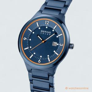 Bering Men's Slim Solar Black Dial 42mm 5ATM  Watch  14442-797