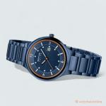 Bering Men's Slim Solar Black Dial 42mm 5ATM  Watch  14442-797