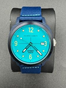 Filippo Loreti Folgore Ocean Automatic Turquoise Dial Recycled Plastic 40mm New