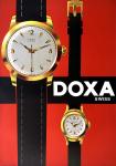 Original Vintage Poster for Doxa Swiss Watch c1960