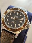 GLYCINE Combat Sub Automatic 42mm Brown Watch GL0328 Swiss Made