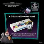 Disney Jack Skellington Kids Watch for Boys Ages 3–7 – Time-Teaching Watch Featuring Character Dial – Great Gift for Halloween Fans – Black Bezel and Black Fabric Strap with Velcro Closure