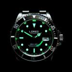 TEINTOP Loreo Men's Automatic Mechanical Watch - Silver Black