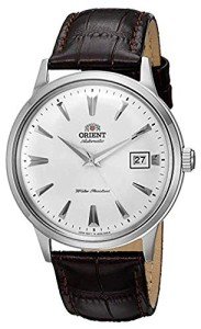 Orient Men's Automatic Leather Watch - 2nd Gen Bambino