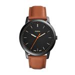 FOSSIL Minimalist Slim Black Brown Leather Men's Watch