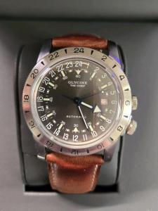 Glycine GL0412 Airman Vintage The Chief Purist 40 Mens Watch - US SELLER